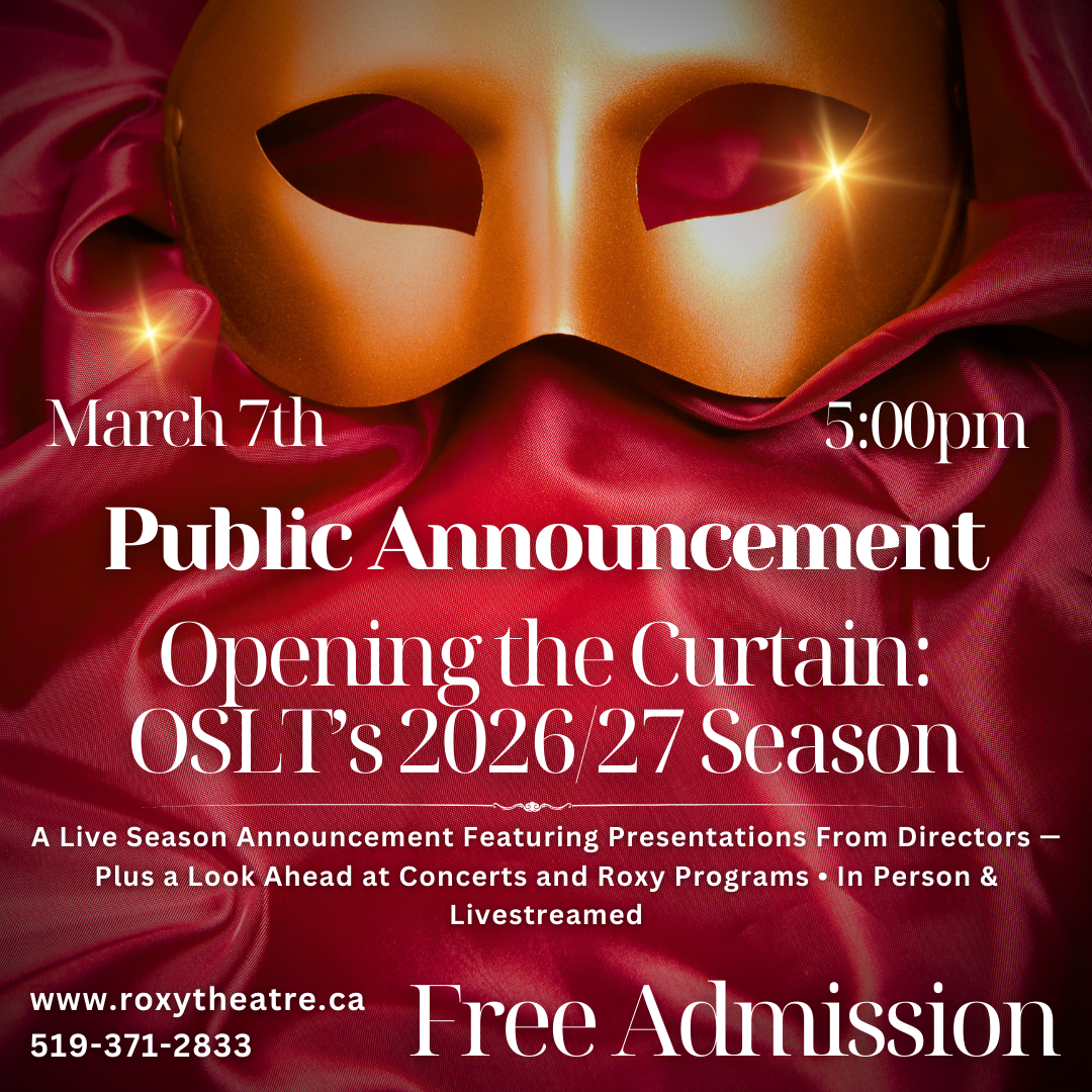 Event image OSLT's 2026/27 Season Playbill Announcement